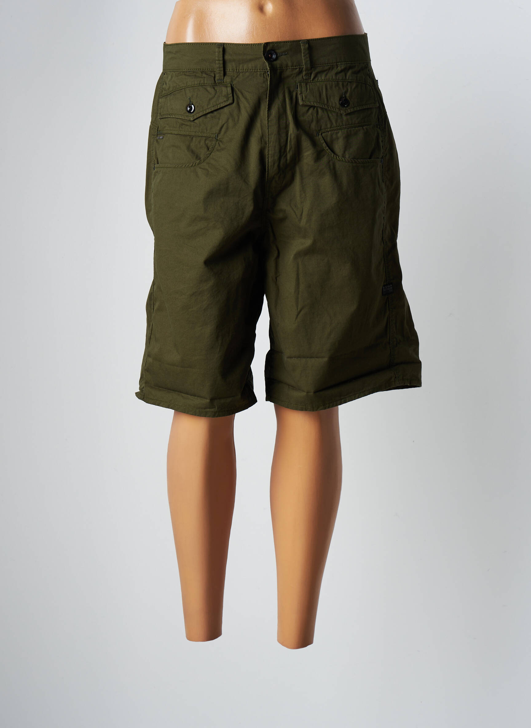 G Star Bermudas Femme couleur vert
