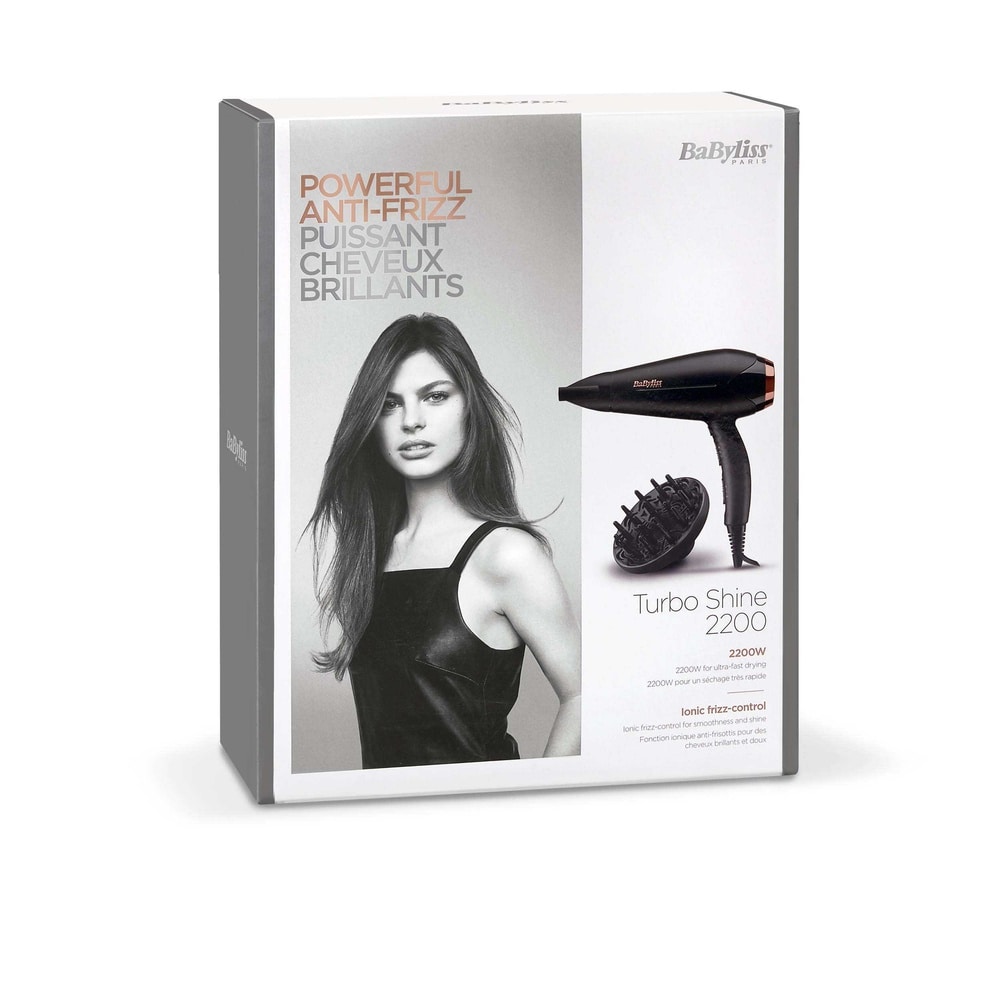 babyliss BaByliss  - D570DE - Sèche-cheveux Turbo Shine 2200W SECHE CHEVEUX