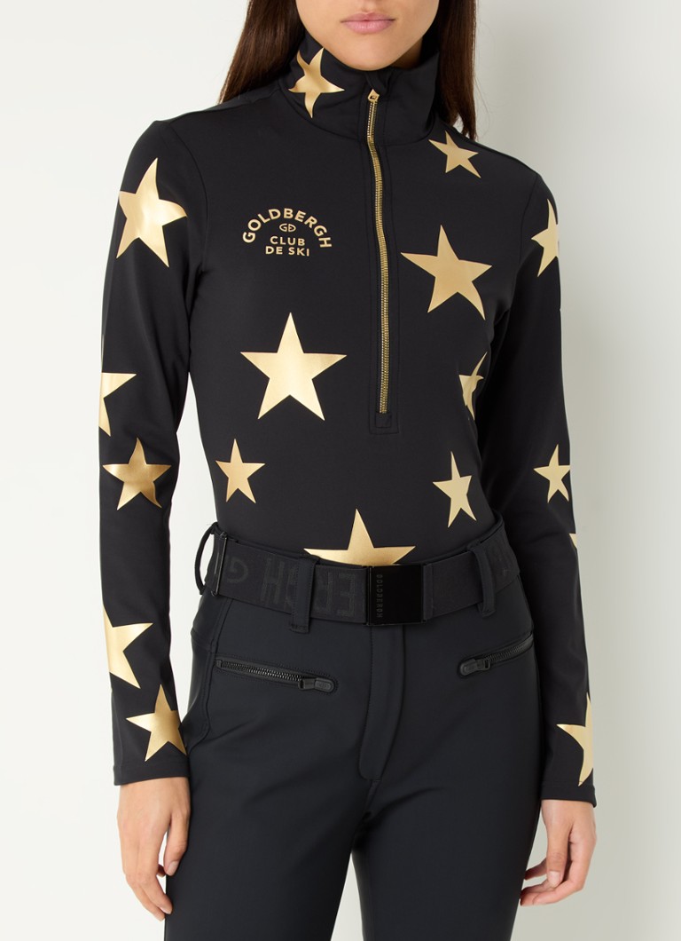 Goldbergh Galactique ski pullover with print and logo