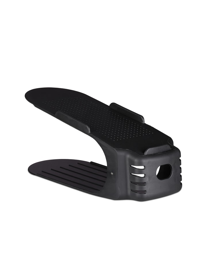 relaxdays 20 x Schuhstapler in Schwarz günstig kaufen onesize