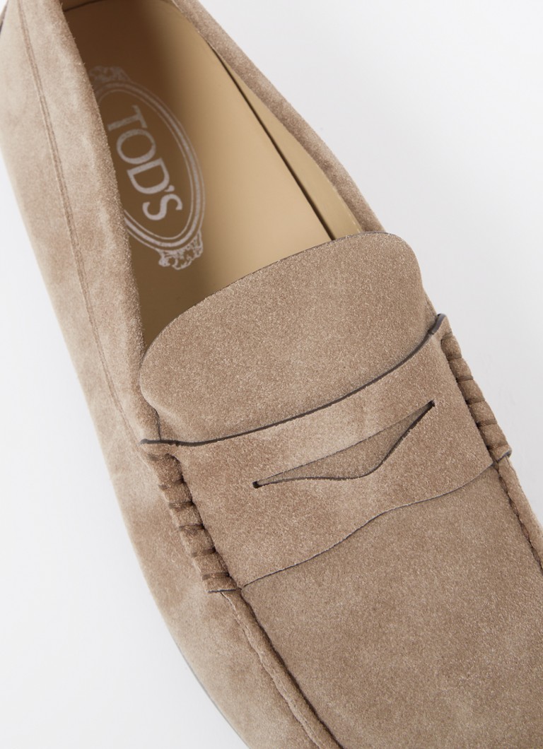 Tod's  Mocassino Gomma loafer van kalfssuède