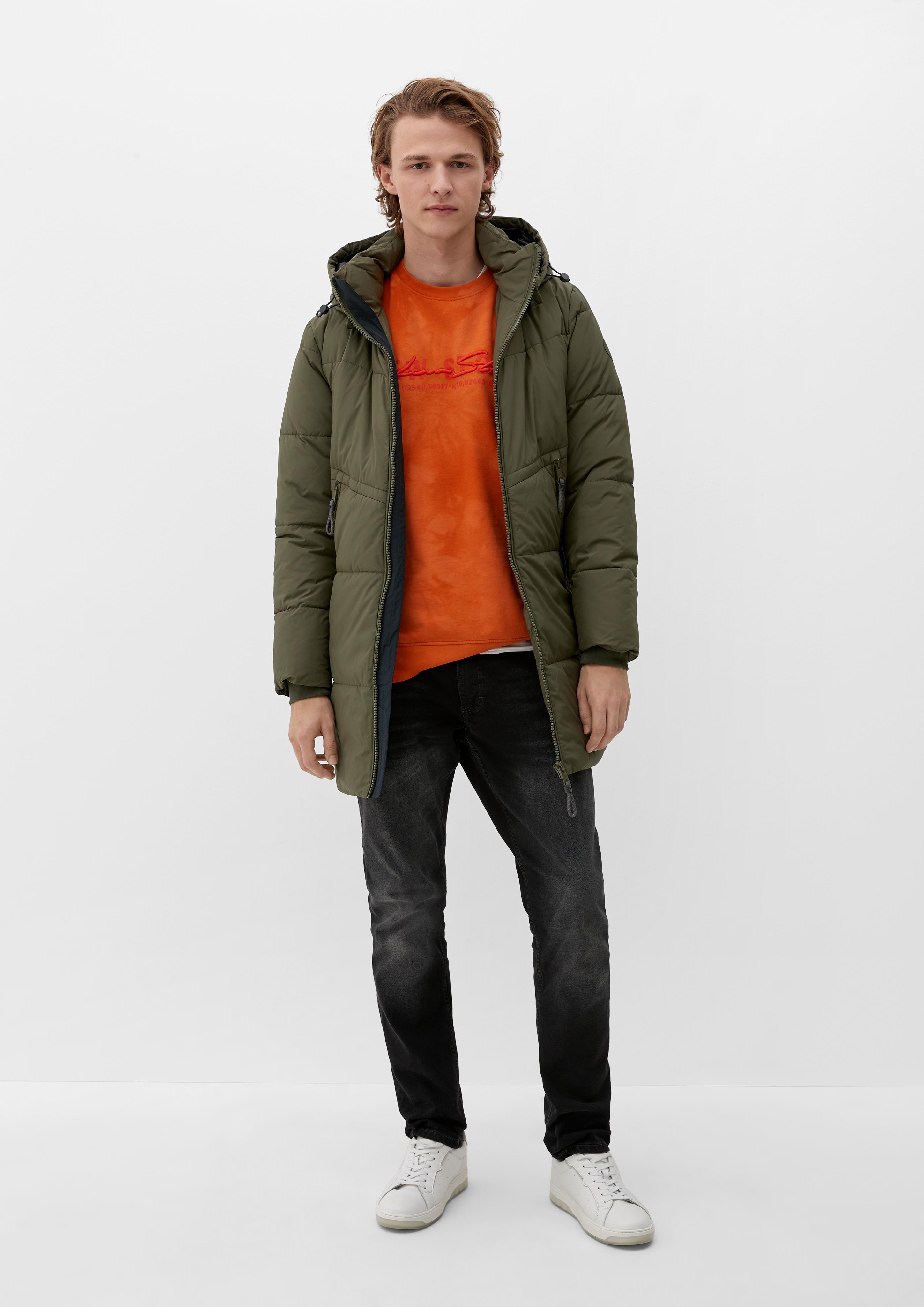 Steppjacke mit abnehmbarer Kapuze  2115923-7934