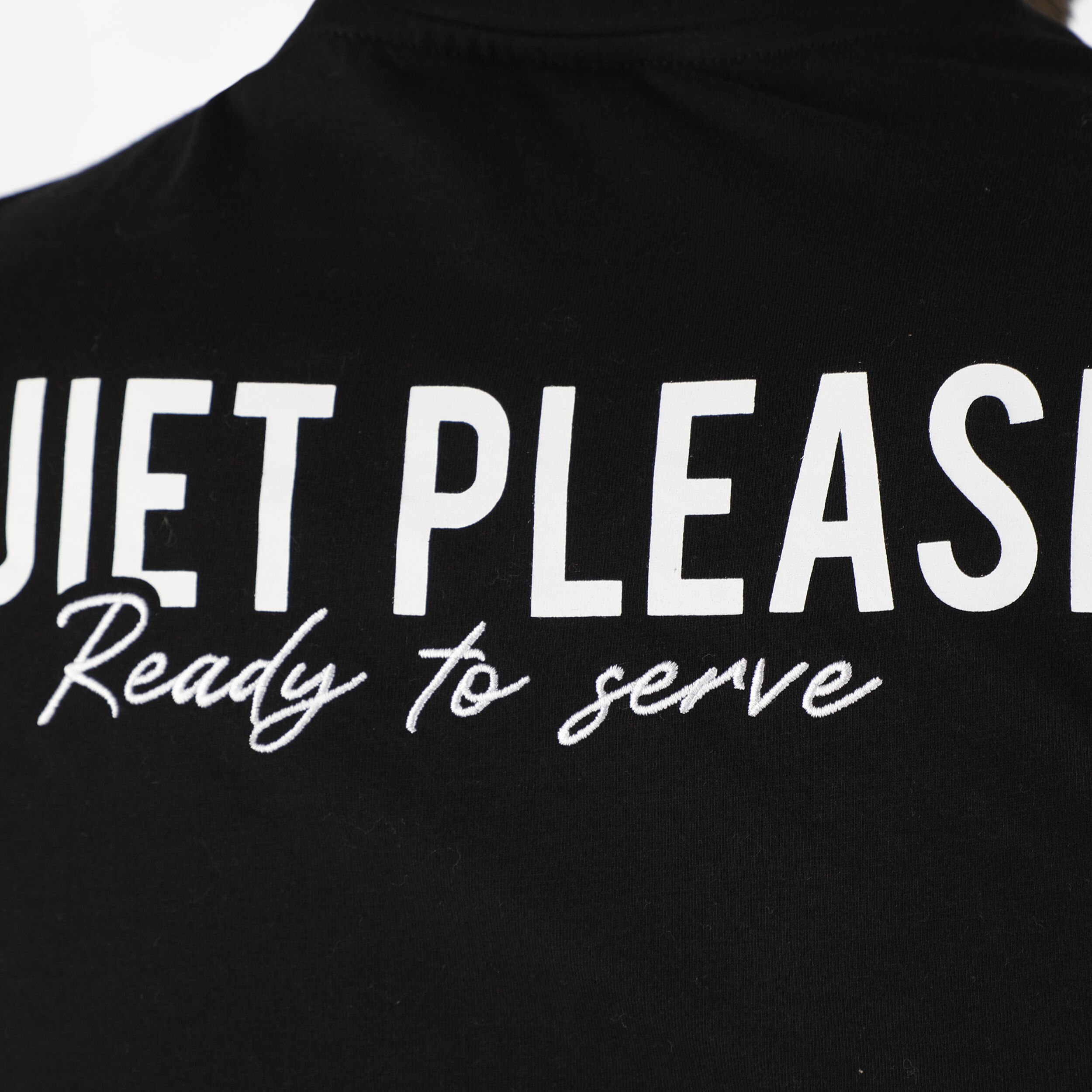Ready To Serve T-Shirt Herren - Schwarz, Weiß