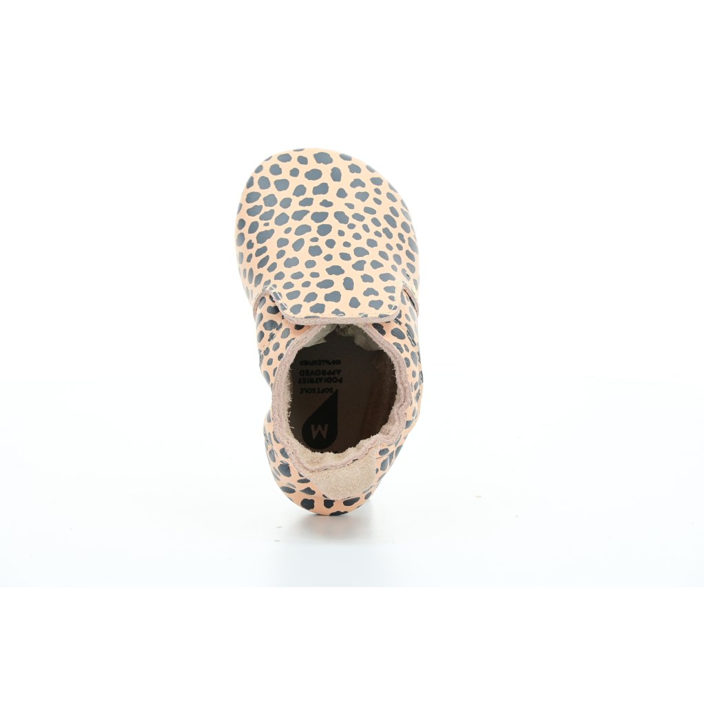 Bobux Dalmation Print Rose (Soft Sole) Krabbelschuhe