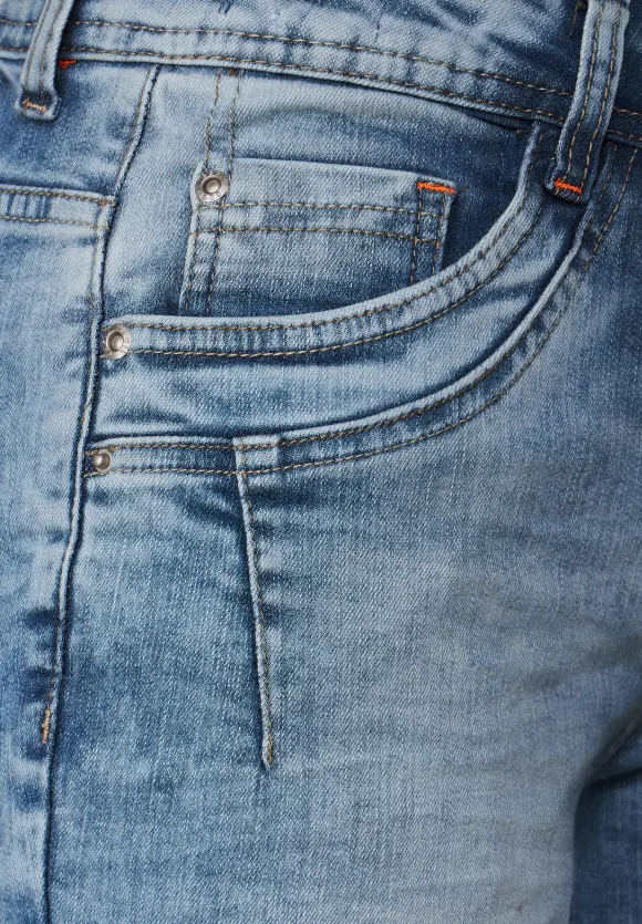 CECIL Slim Fit Jeans in 3/4-Länge