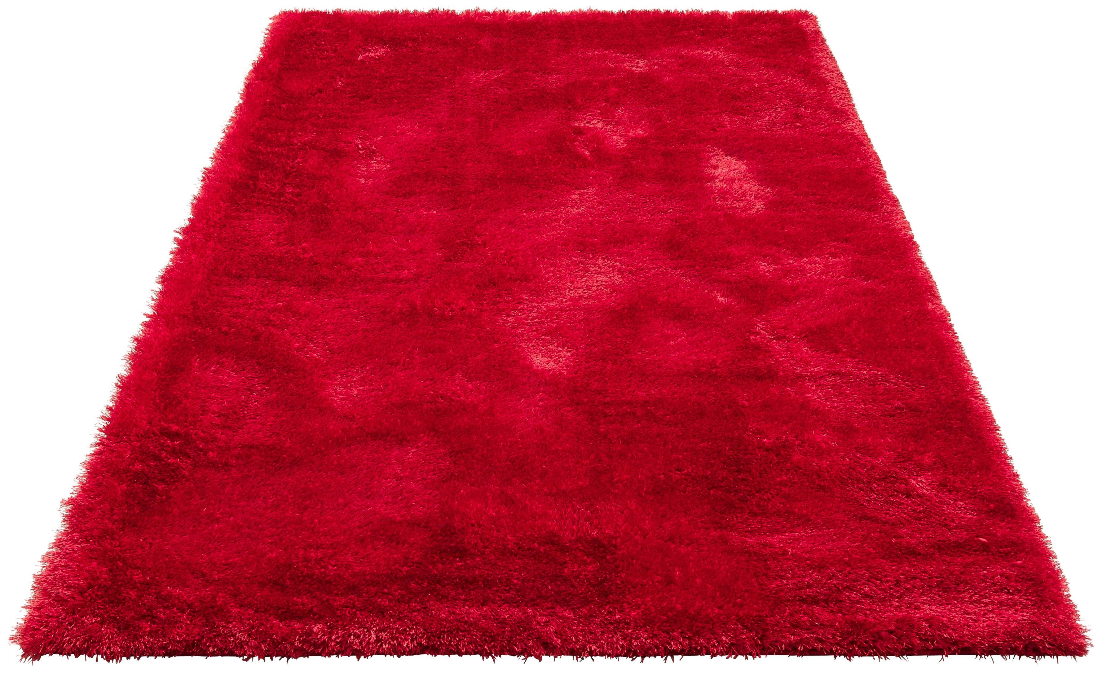 Hochflor-Teppich Mikro Soft Super, my home, rechteckig, Höhe: 50 mm, besonders weich durch Mikrofaser, extra flauschig, einfarbig, weich