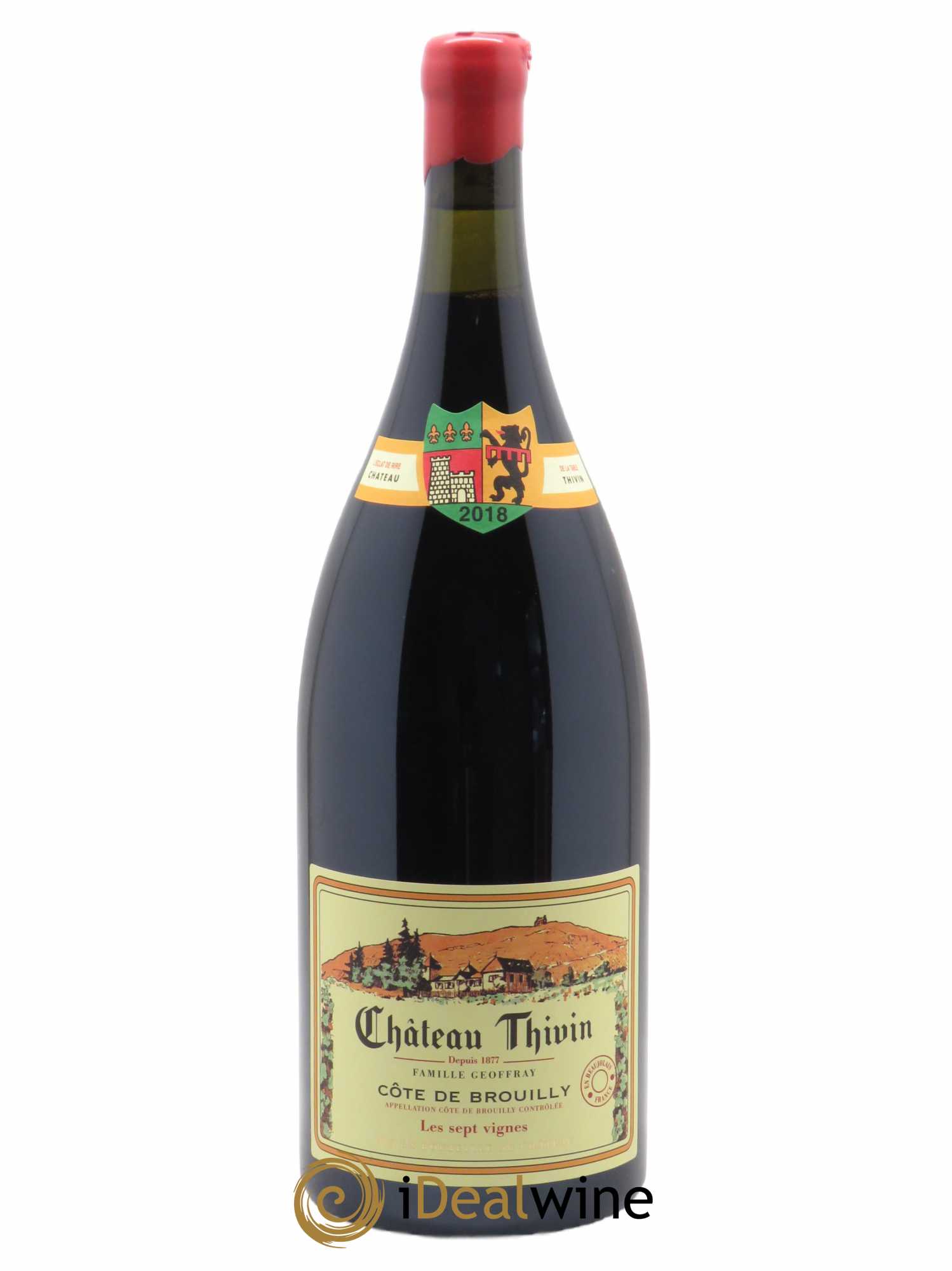 Côte de Brouilly Les 7 Vignes Château Thivin  2018 - Lot de 1 Magnum