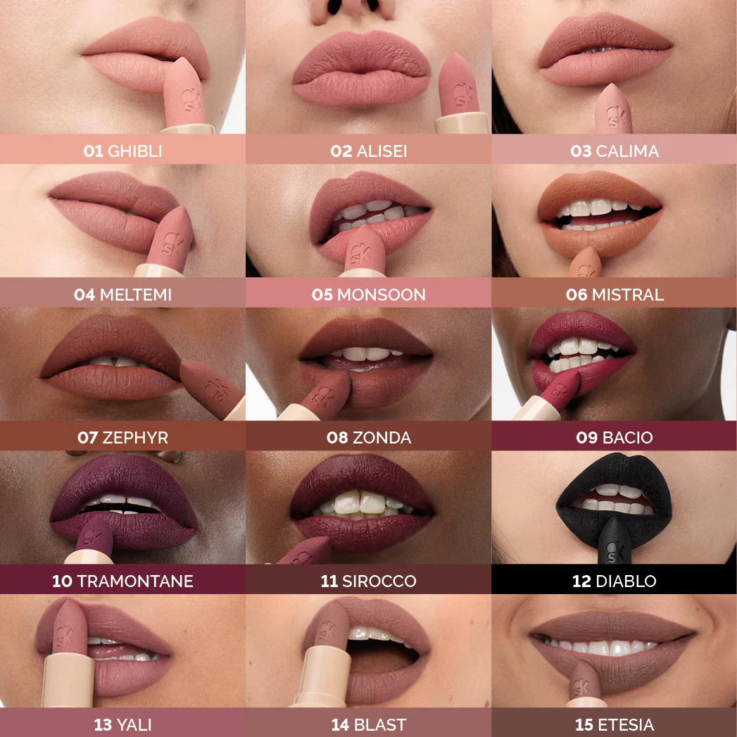 CLOUD MAT Lips - Кармин, Мат кармин
