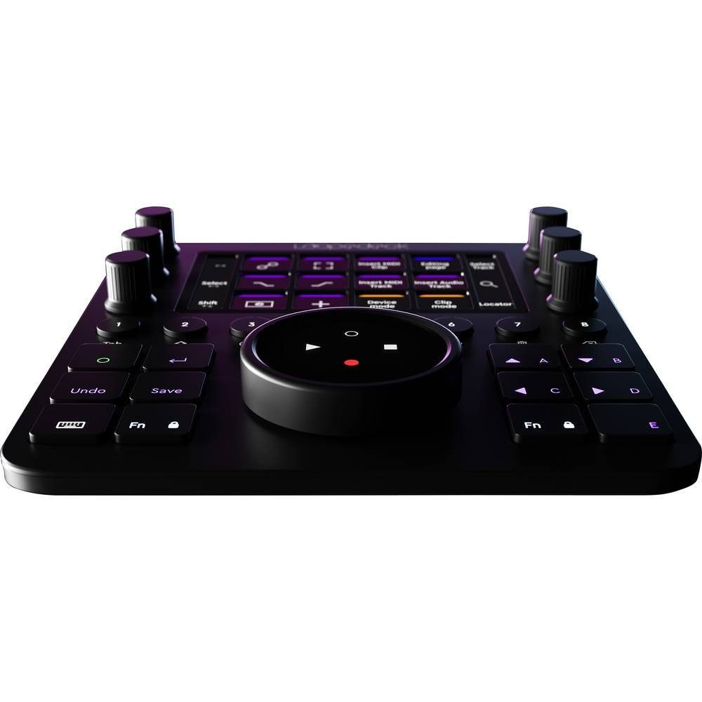 Loupedeck Foto- und Videobearbeitungskonsole CT Tastatur (Beleuchtet, LCD Tasten, Hotkey Funktion, Vollständig anpassbar)