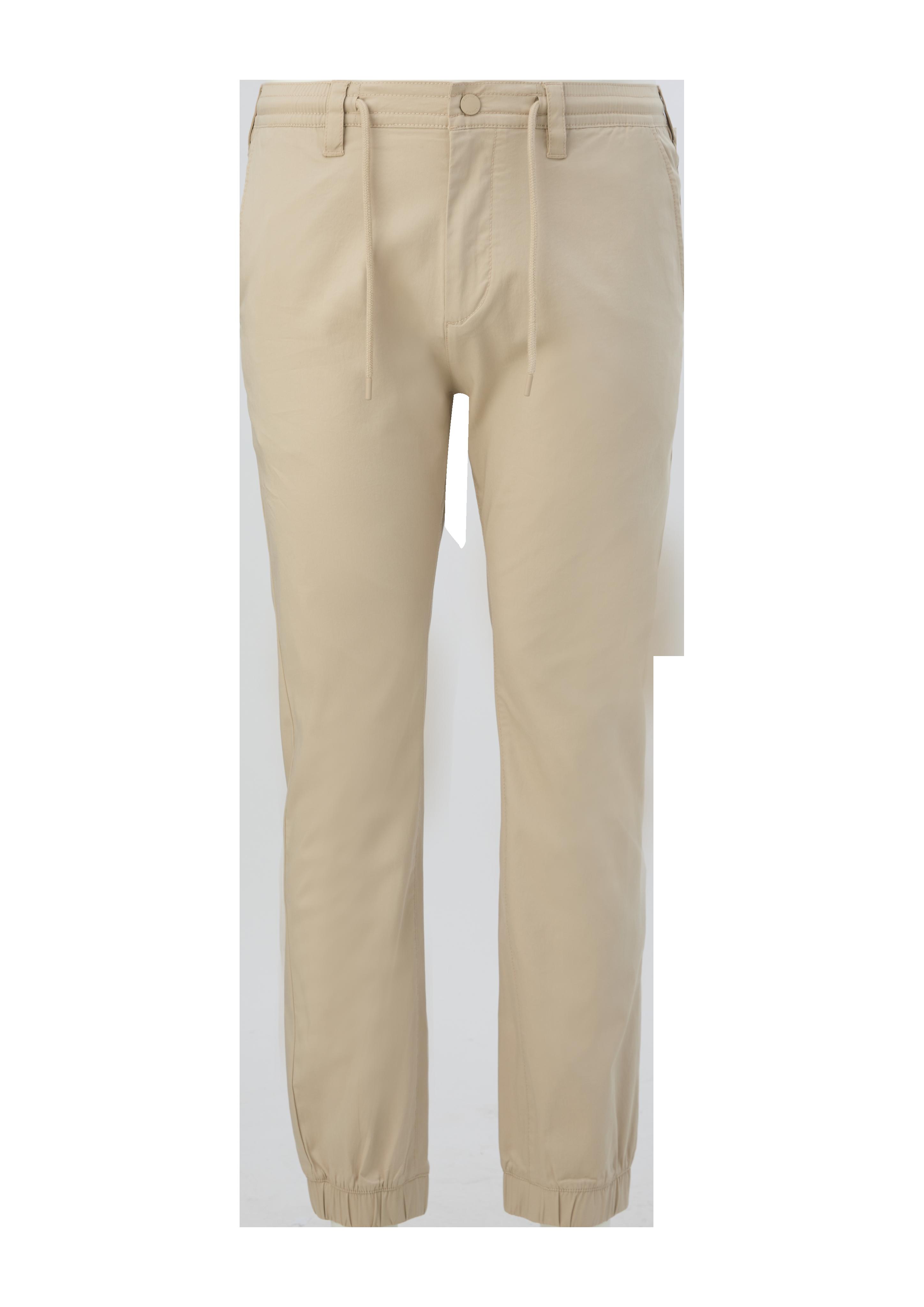 Regular: Twill-Hose mit Elastikbund  2133120-8155