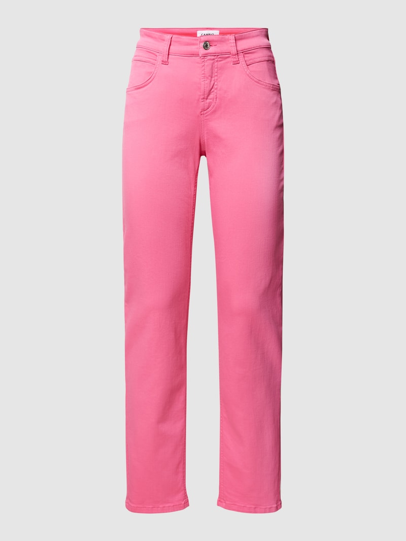 Jeans mit 5-Pocket-Design Modell 'PINA' in pink