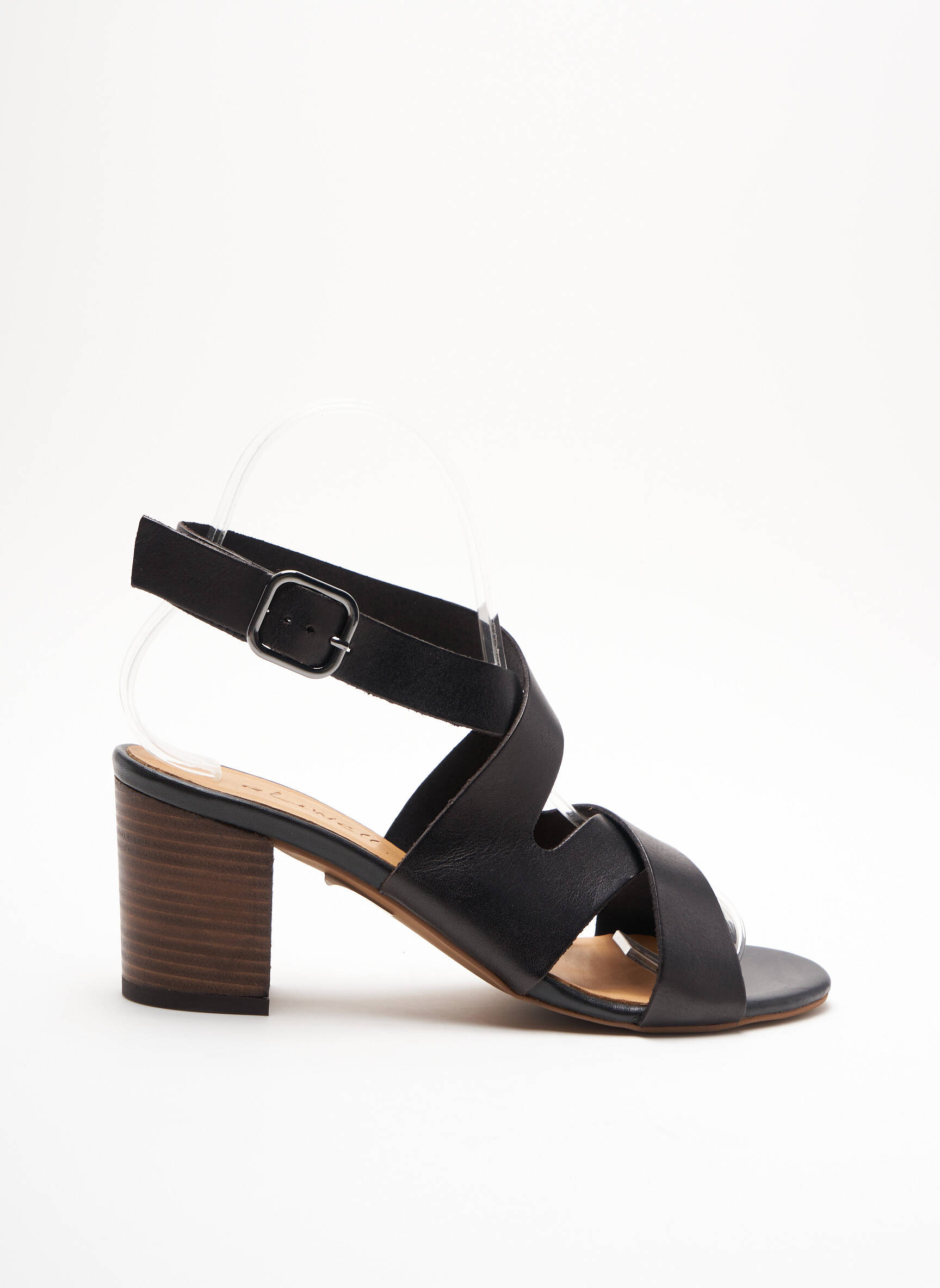 Aliwell Sandales Nu Pieds Femme couleur noir