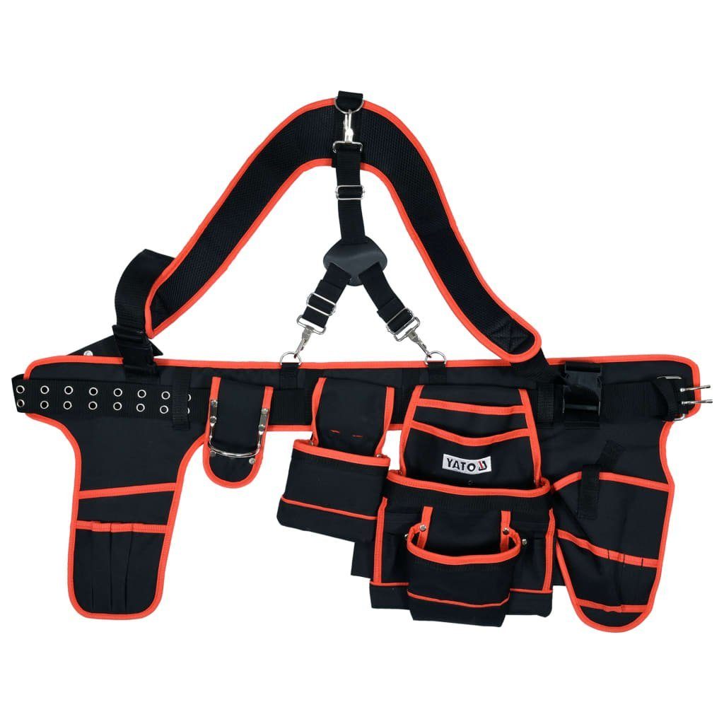 Yato Hosenträger Werkzeuggürtel mit Hosenträgern Polyester 128 cm