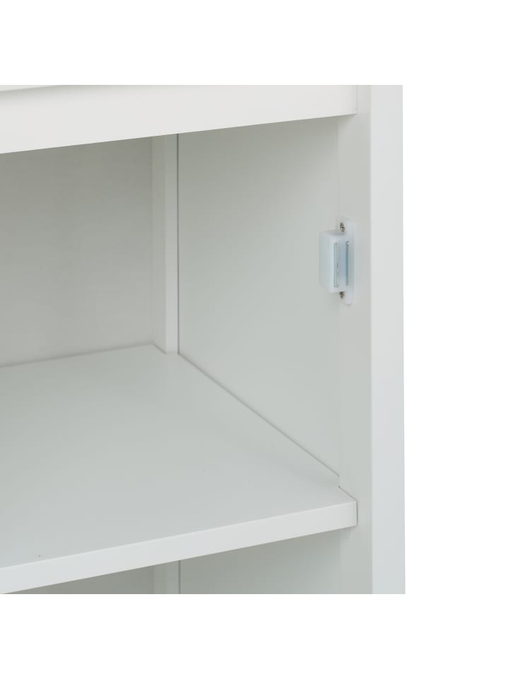 relaxdays Badezimmerschrank in Weiß - (B)30 x (H)129 x (T)30 cm günstig kaufen onesize