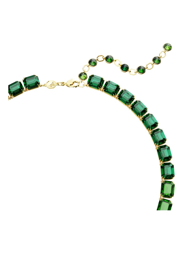 Collana girocollo Swarovski Millenia placcata in oro