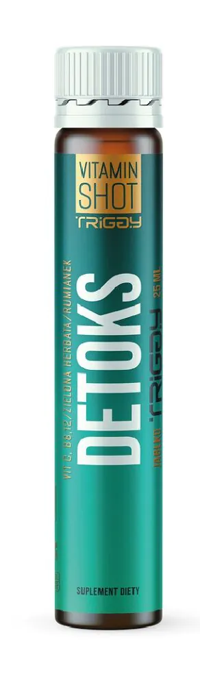 Triggy Vitamin Shot Detox tečnost s okusom jabuke u ampuli 25 ml