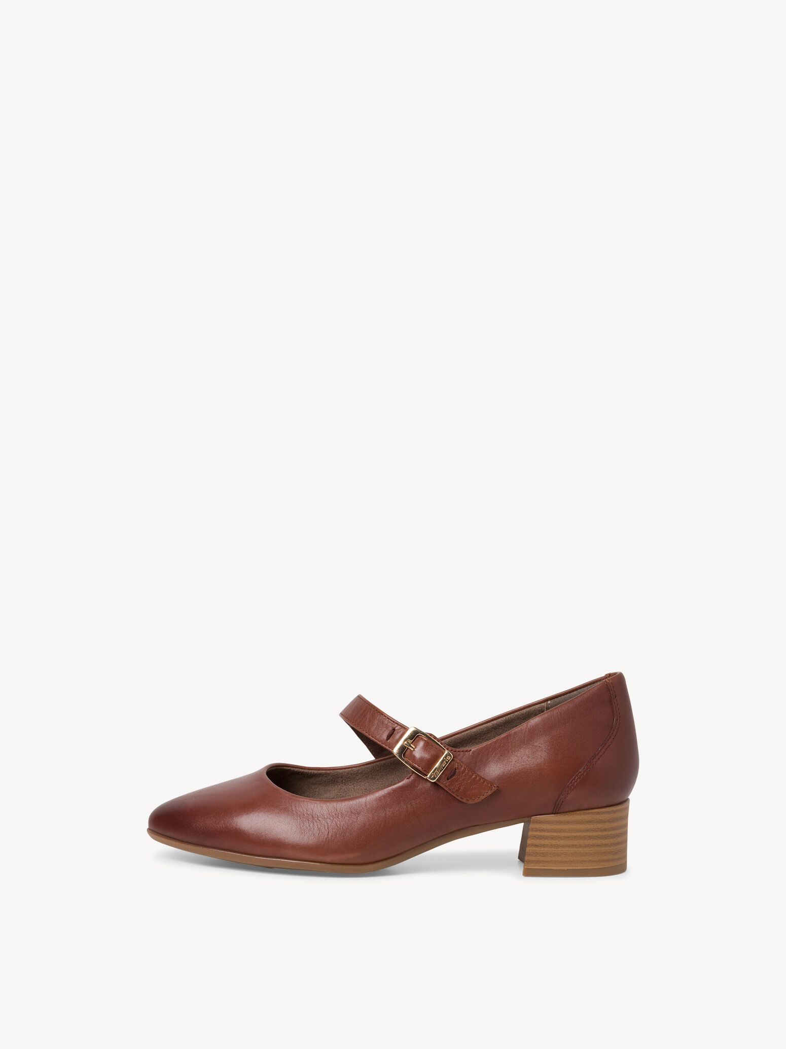 Escarpin en cuir - marron
