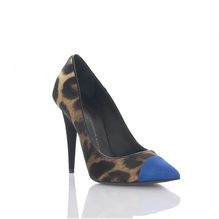 Giuseppe Zanotti - Pumps Kalbsleder Pony Leo Print leopard - bunt