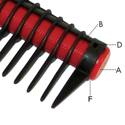 Hercules Sägemann Anti-Splliss-Kamm Roll-Ka