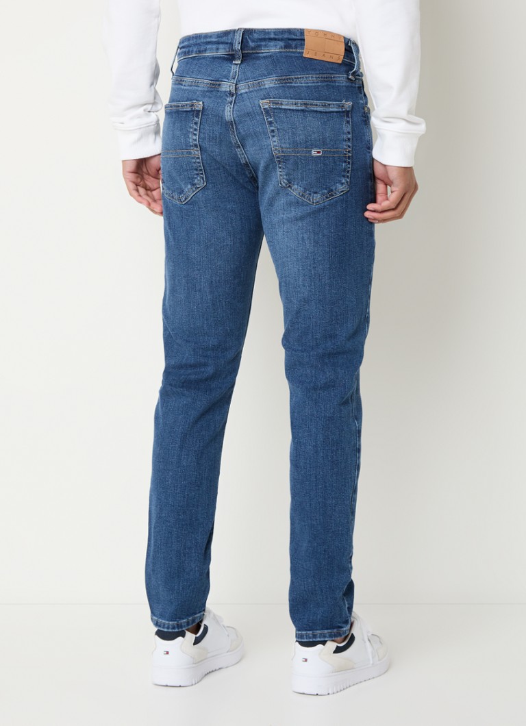 Blugi Tommy Hilfiger Austin Slim-Fit, decolorare medie