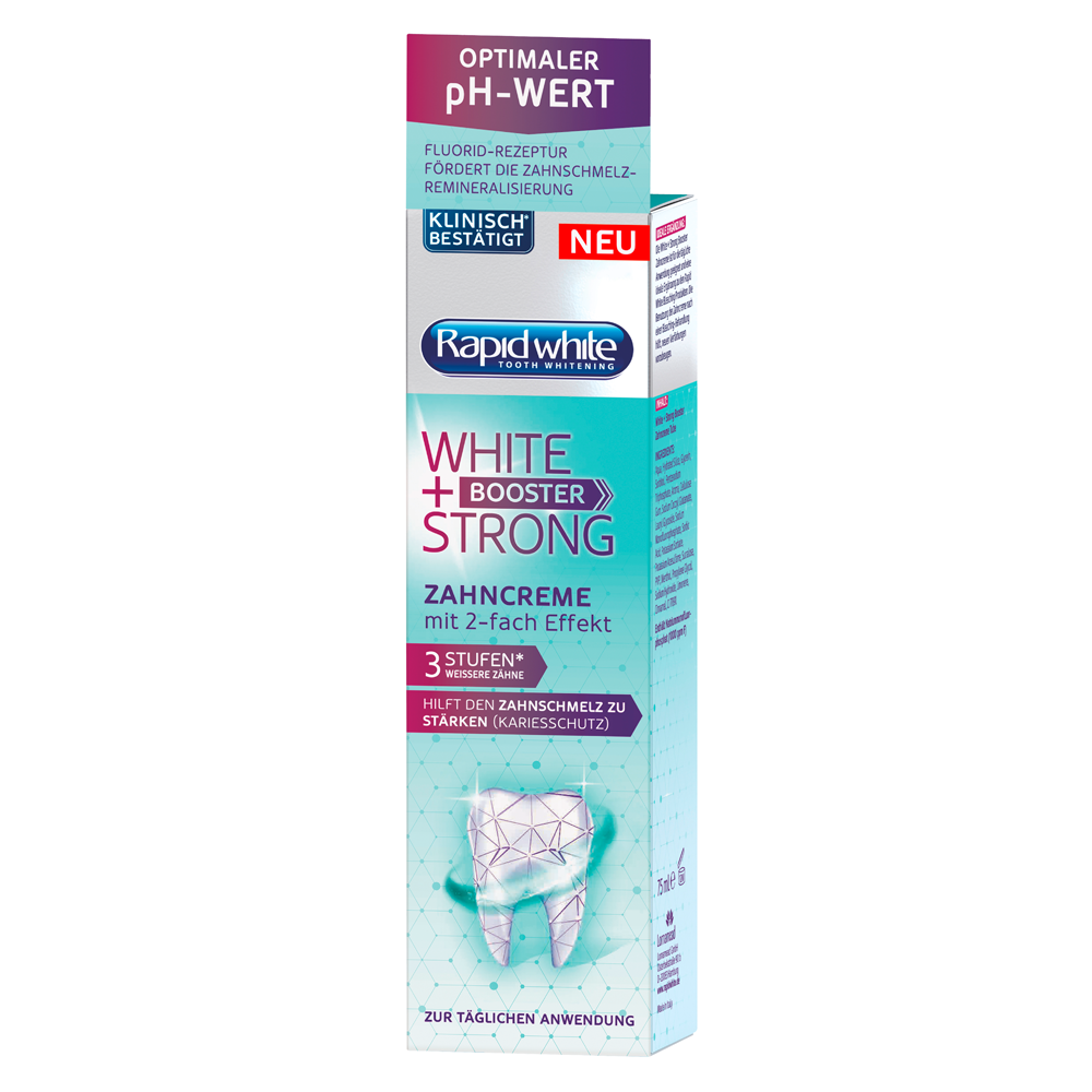 Rapid White White + Strong Booster Zahncreme 75 ml