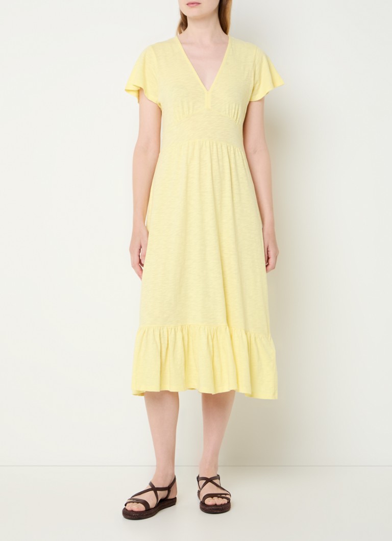 Vestido midi Valma con volantes de ba&sh