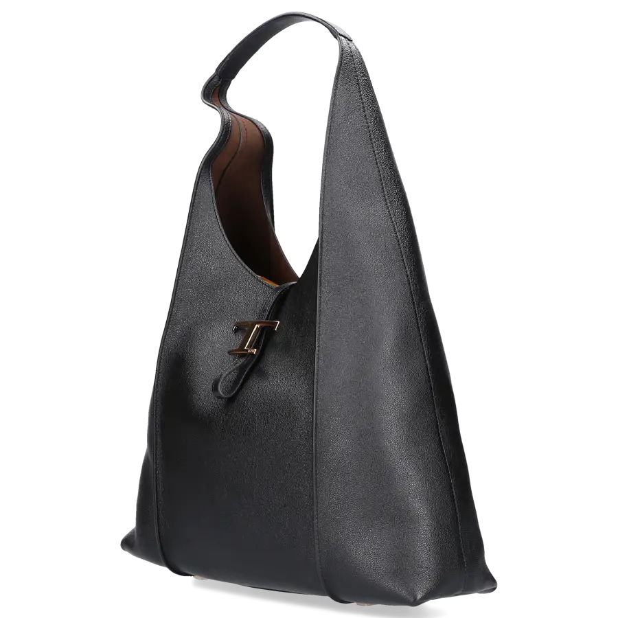 Tod's - Hobo-Tasche T Timeless Leder Large - schwarz
