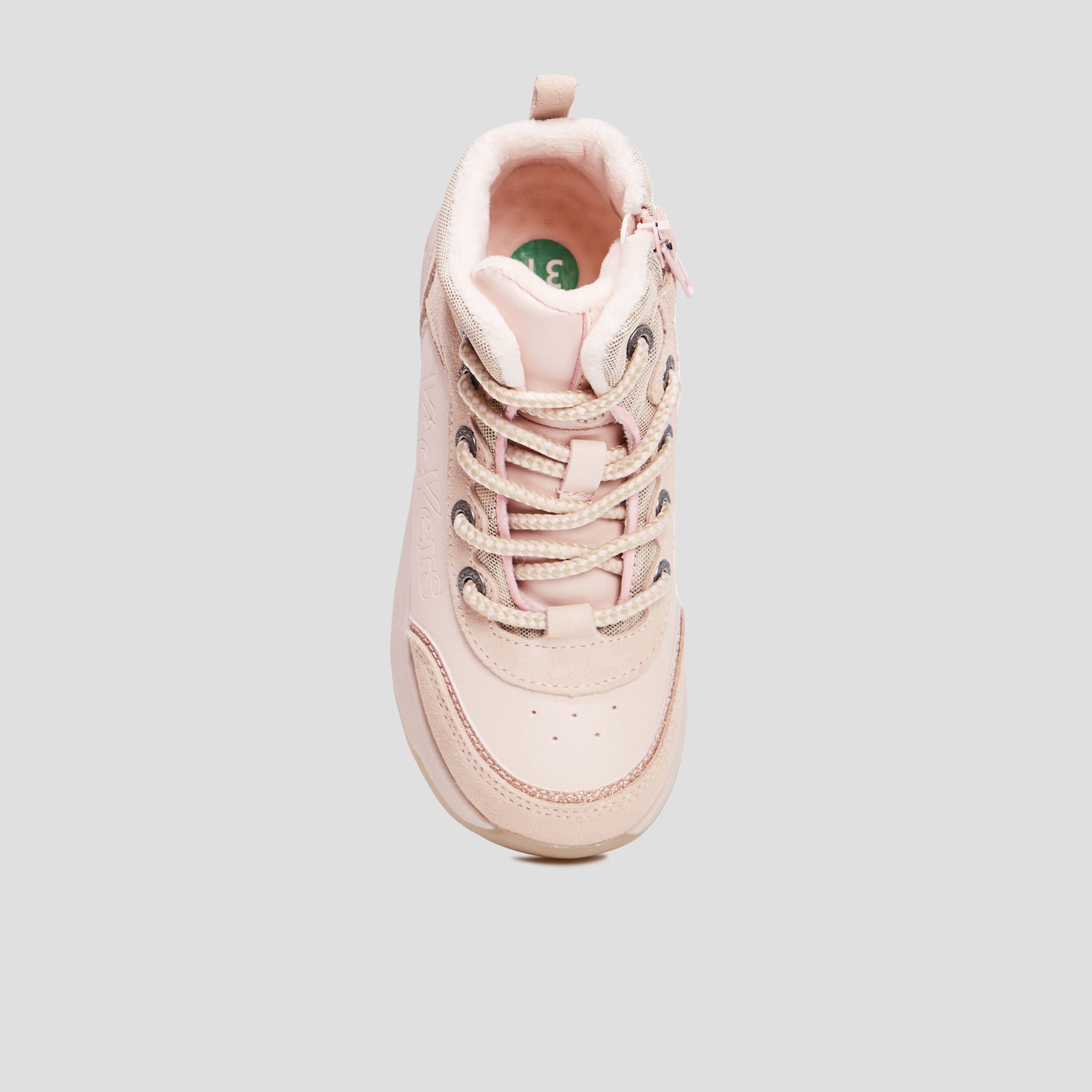 Bottines zippées Kickers Fauna rose fille | La Halle