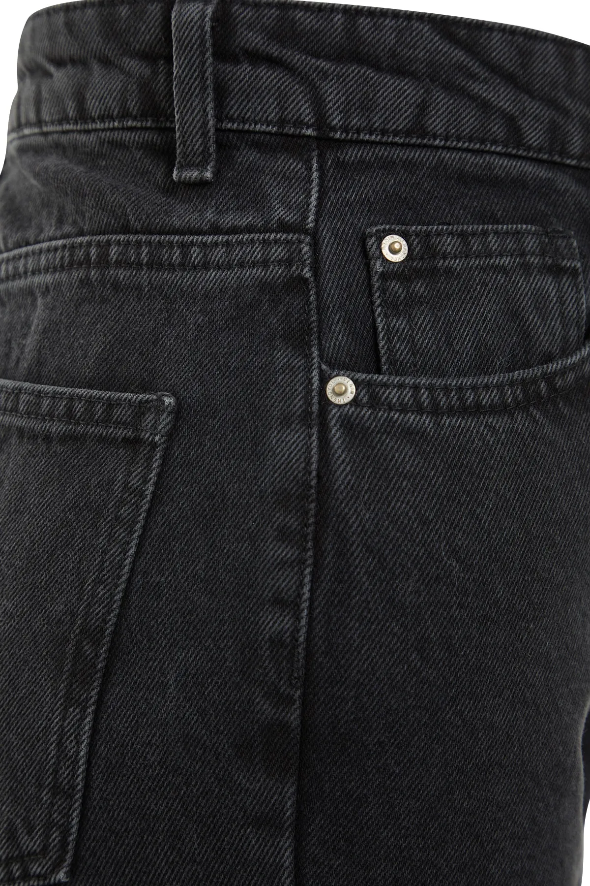 Trendyol Collection  Schwarze, nachhaltigere High Waist Long Straight Jeans TWOAW23JE00078
