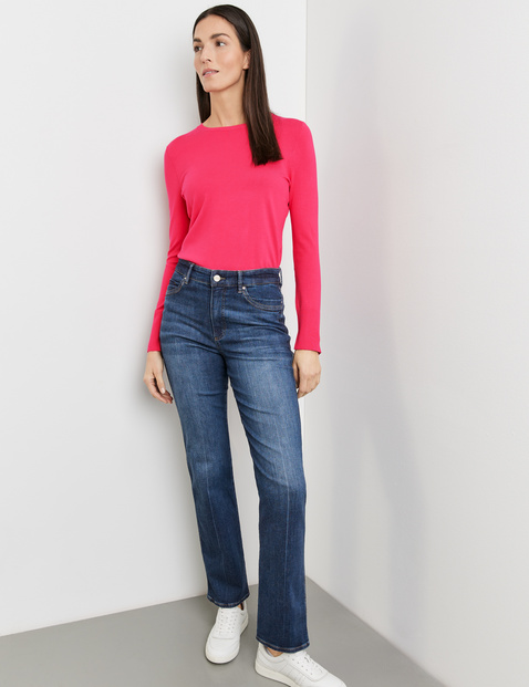 5-Pocket Jeans mit geradem Bein