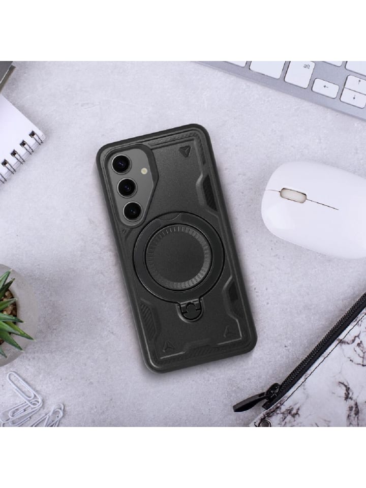 COFI 1453 Bumper Verstärktes Handyhülle mit Ständer kompatibel mit in Schwarz günstig kaufen
