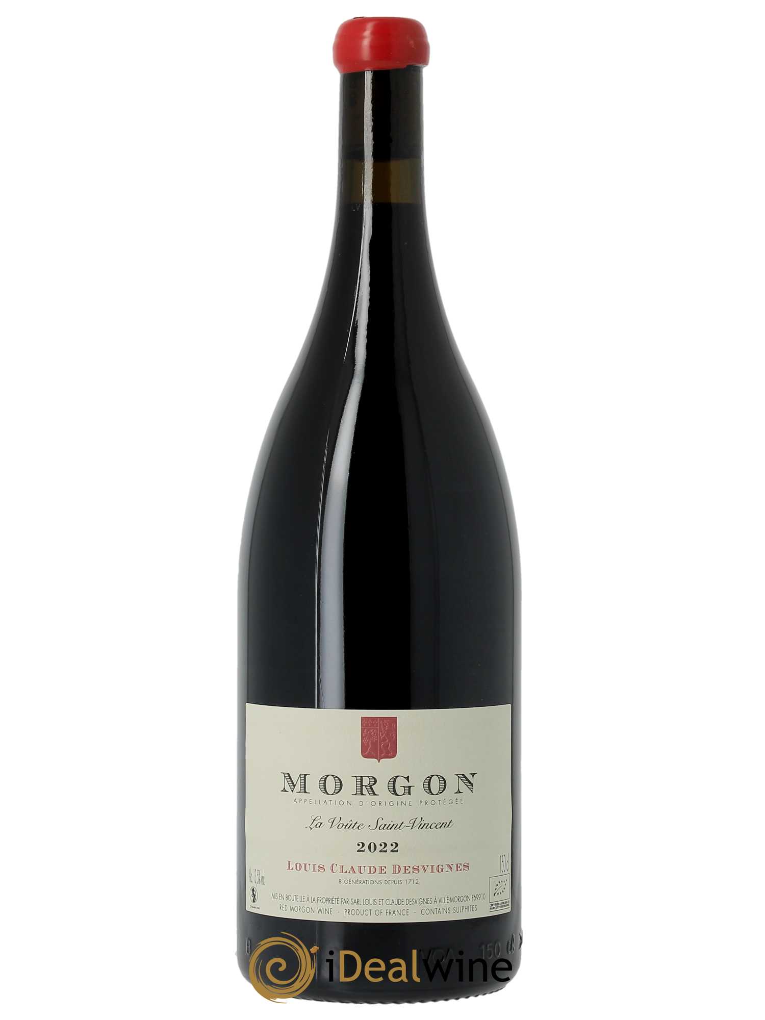 Morgon La Voûte Saint Vincent Louis-Claude Desvignes  2022 - Lot de 1 Magnum