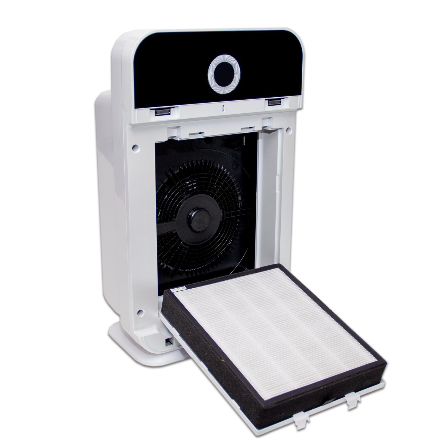 alfda Luftreiniger ALR300 Comfort, für 60 m² Räume, 3 HEPA-Filter zur Auswahl: Universal gegen gängige Raumluftbelastungen (CleanAIR) - gegen Gerüche & Rauchpartikel (AntiSMOKE) - antibakteriell & für Allergiker geeignet (TrueHEPA)