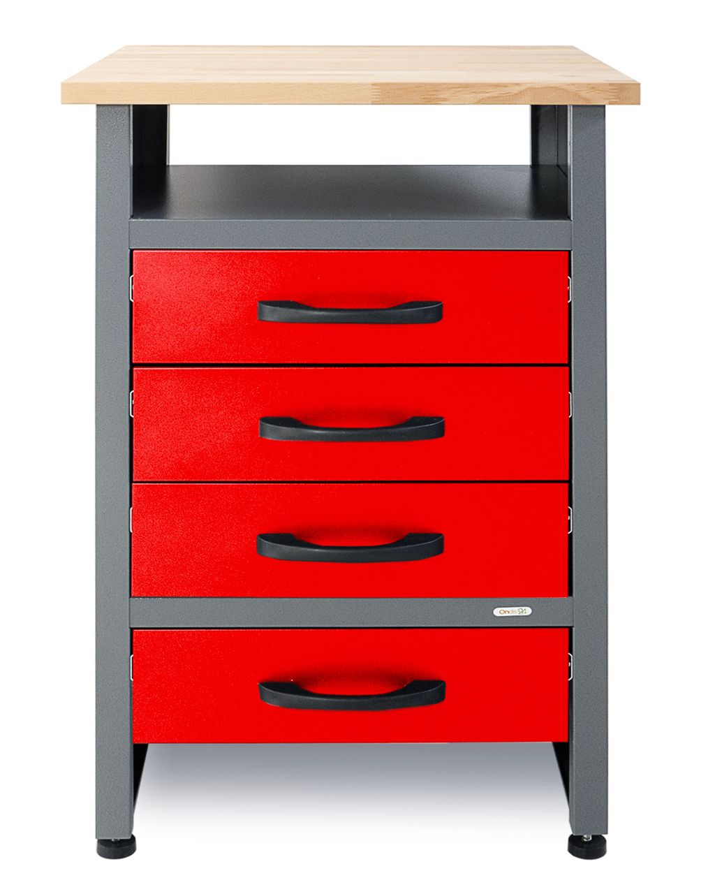 Ondis24 Kraft Werkzeuge Werkbank Werktisch Bernd Plus 95cm rot