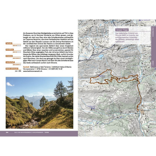 RAUS UND MOUNTAINBIKEN TESSIN