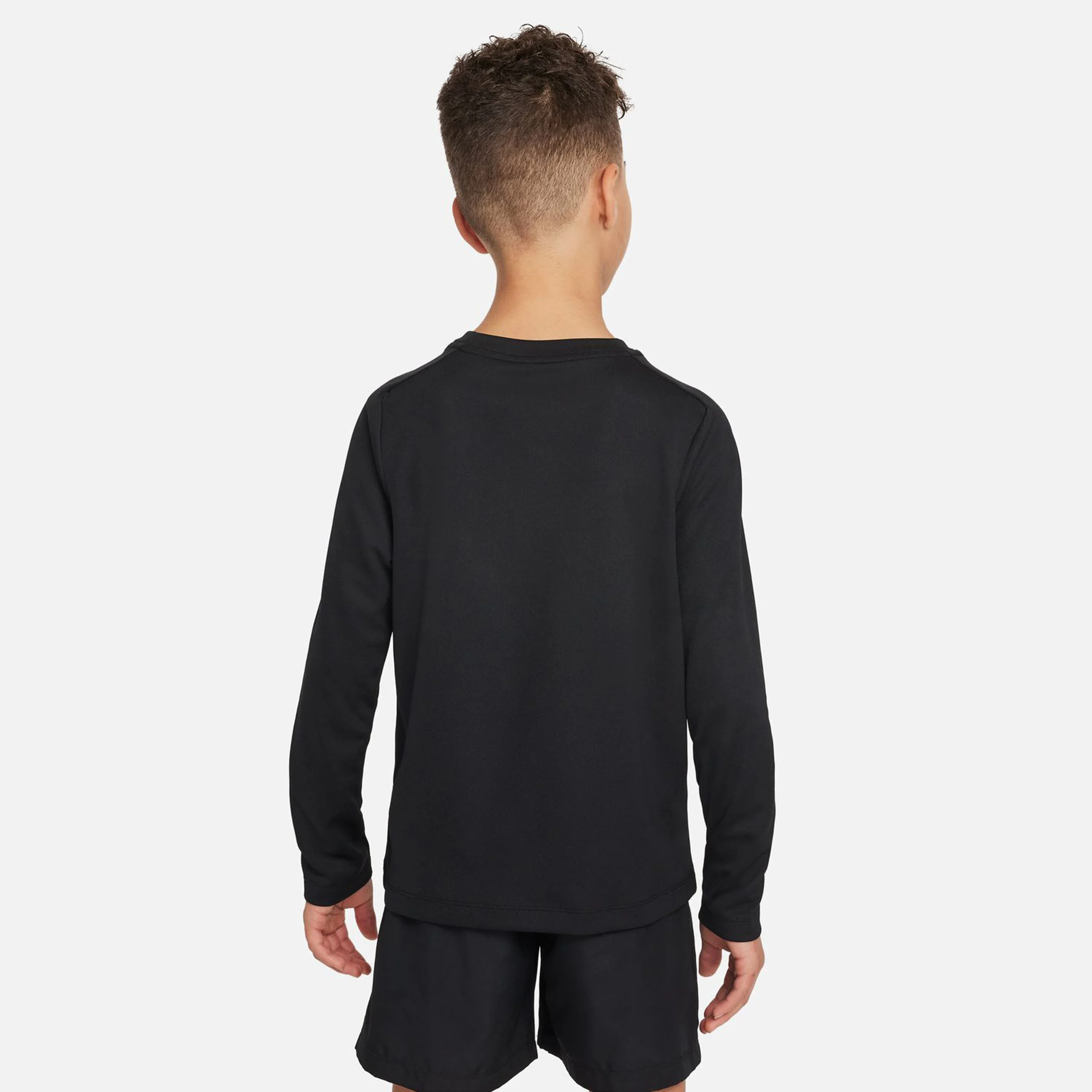 Dri-Fit Multi+ Longsleeve Jungen - Schwarz, Weiß