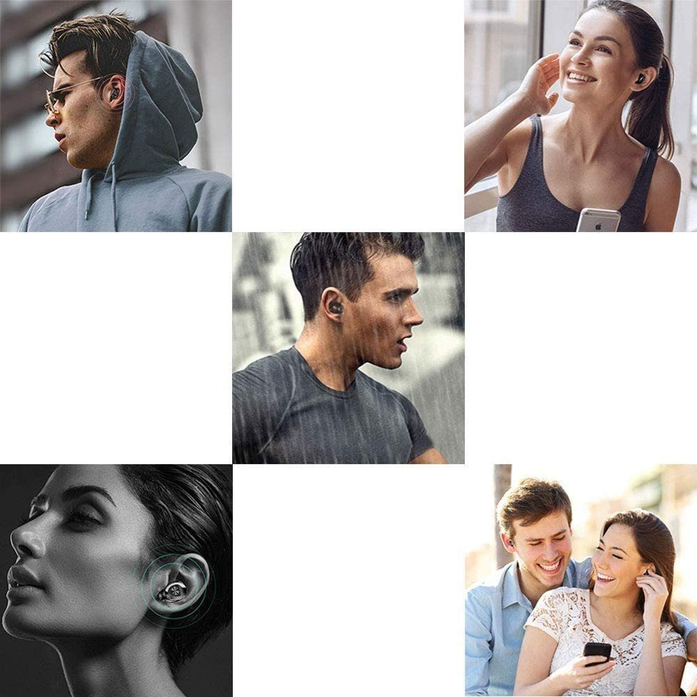 Mutoy TWS Bluetooth In-Ear Kopfhörer, Kopfhörer Kabellos Bluetooth 5.0 wireless In-Ear-Kopfhörer