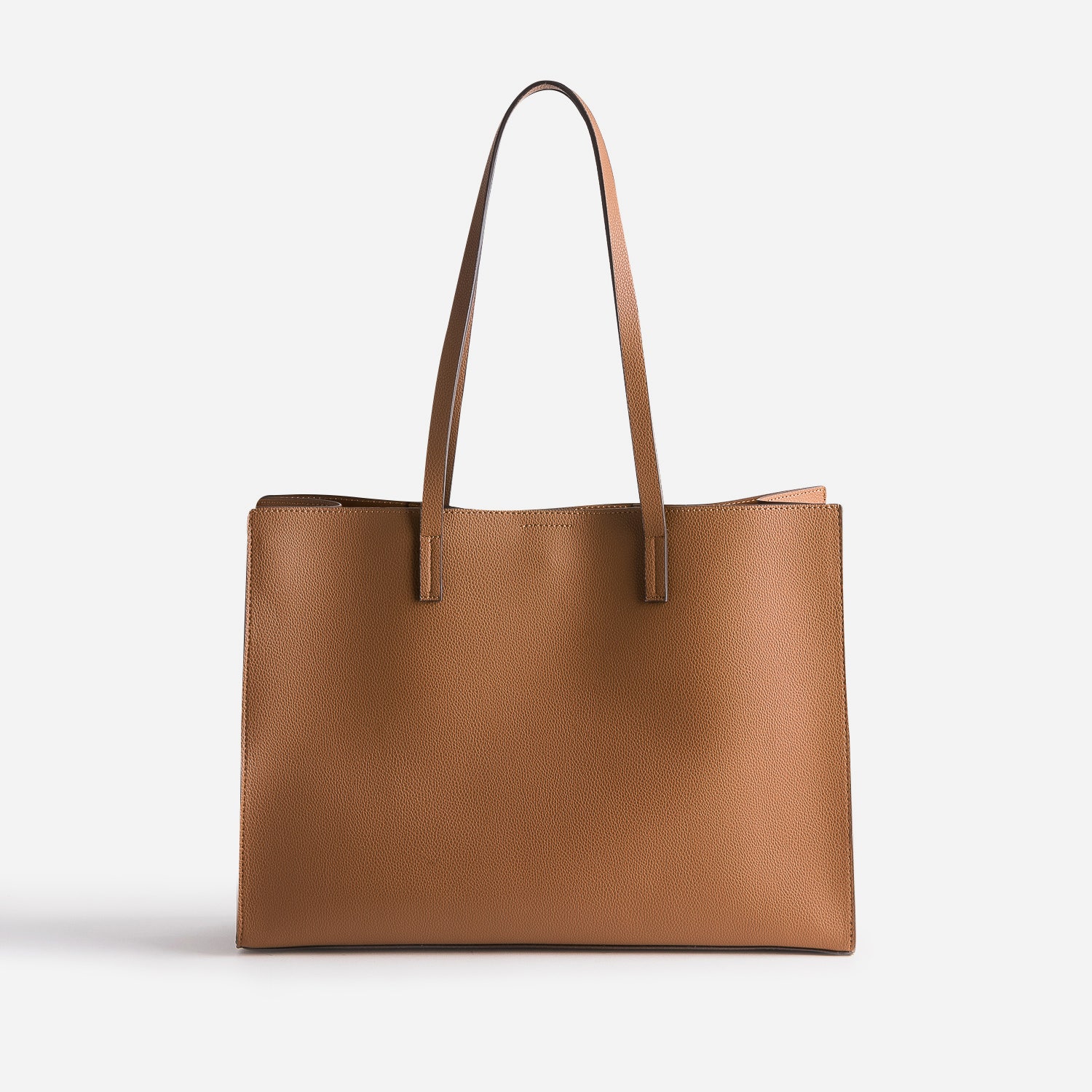 Sac cabas camel 3 compartiments