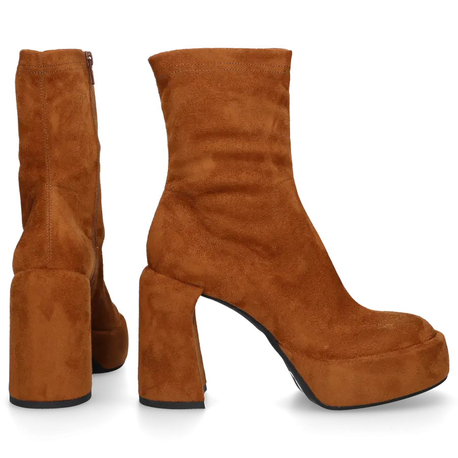 Elena Iachi - Stiefeletten E3294-1V Veloursleder - braun