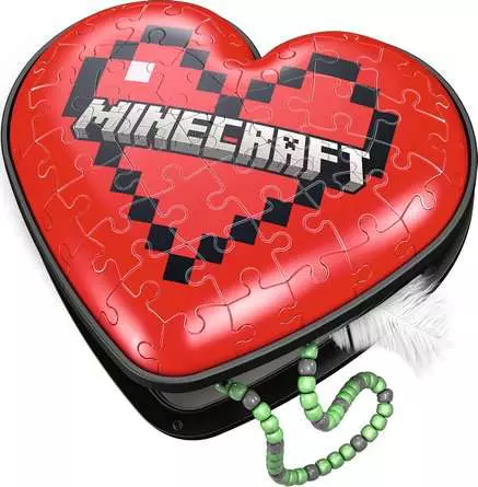 3D Puzzle Herzschatulle Minecraft