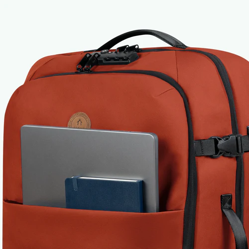 Kaikoura medium 2-wheel soft suitcase, orange