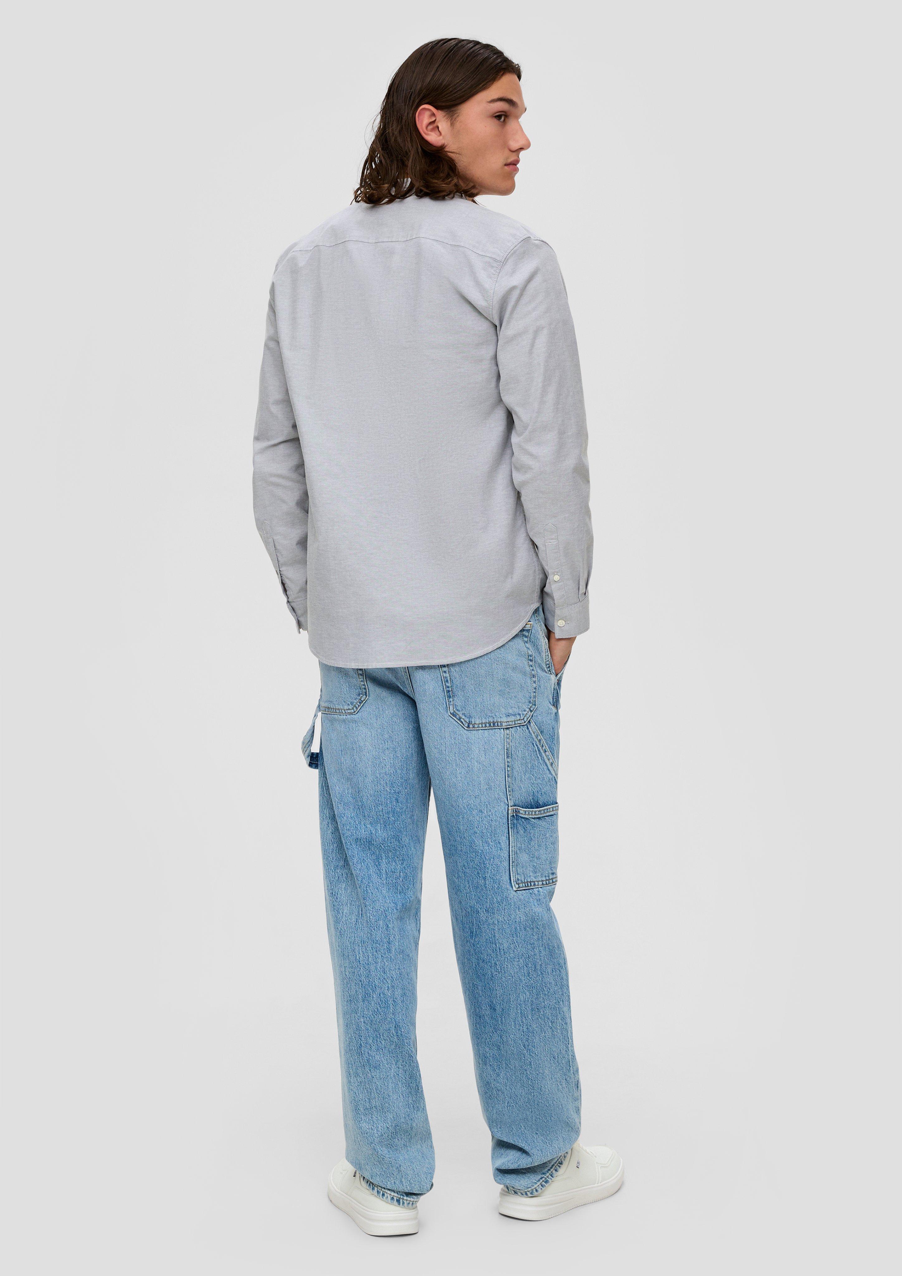 Baumwollhemd in Garment Dye  2138723-94W0