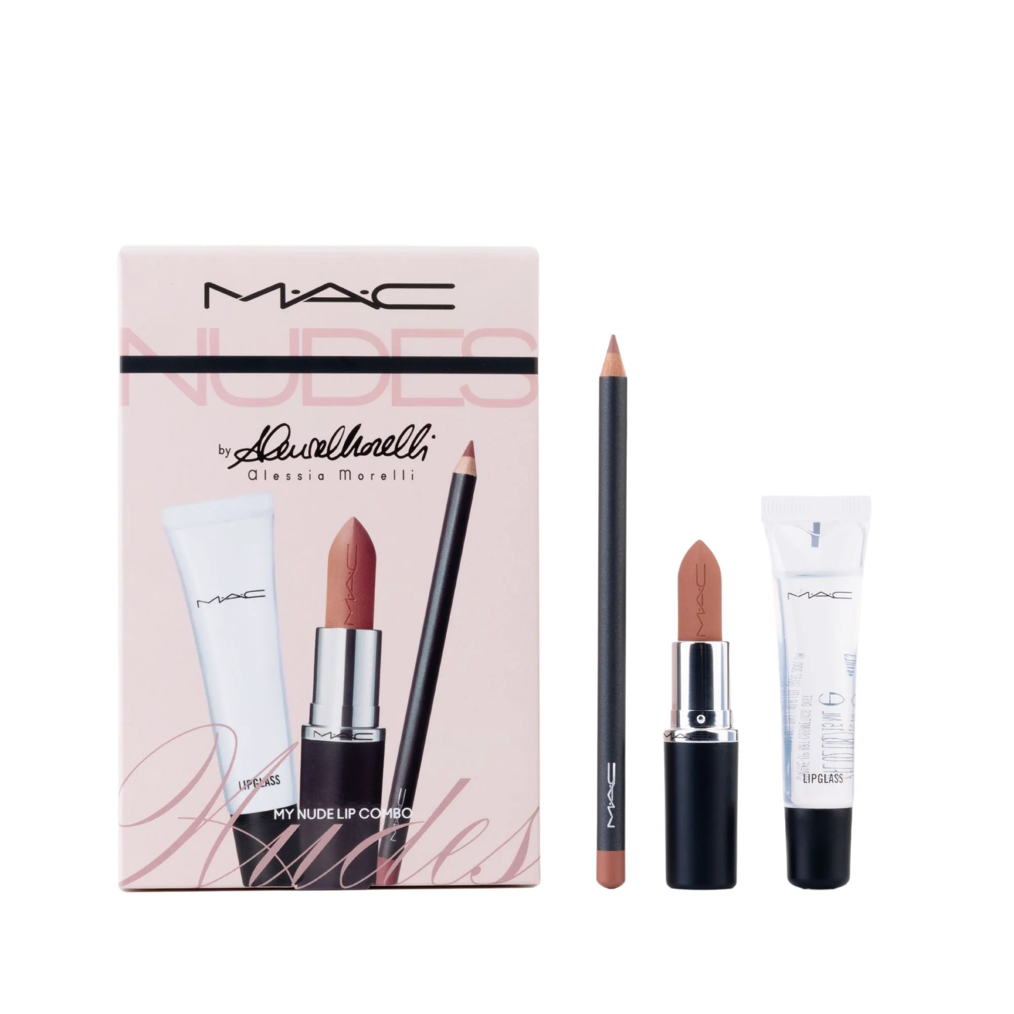 My Nude Lip Combo - Sminkkészlet, szájfény, rúzs, ajakceruza