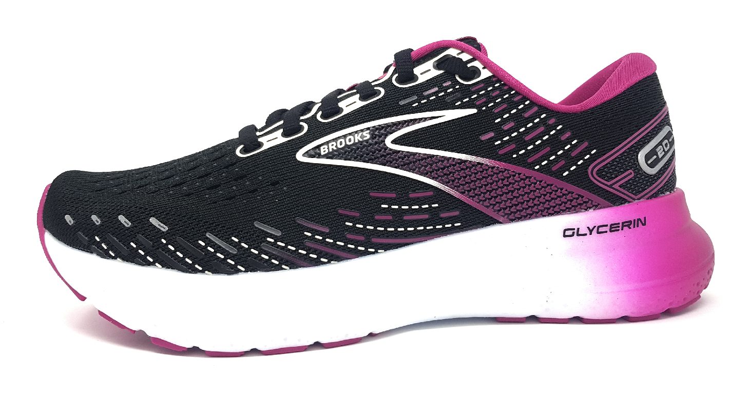 Brooks Glycerin 20 1203691B Schwarz 094 Black/Fuchsia/Linen