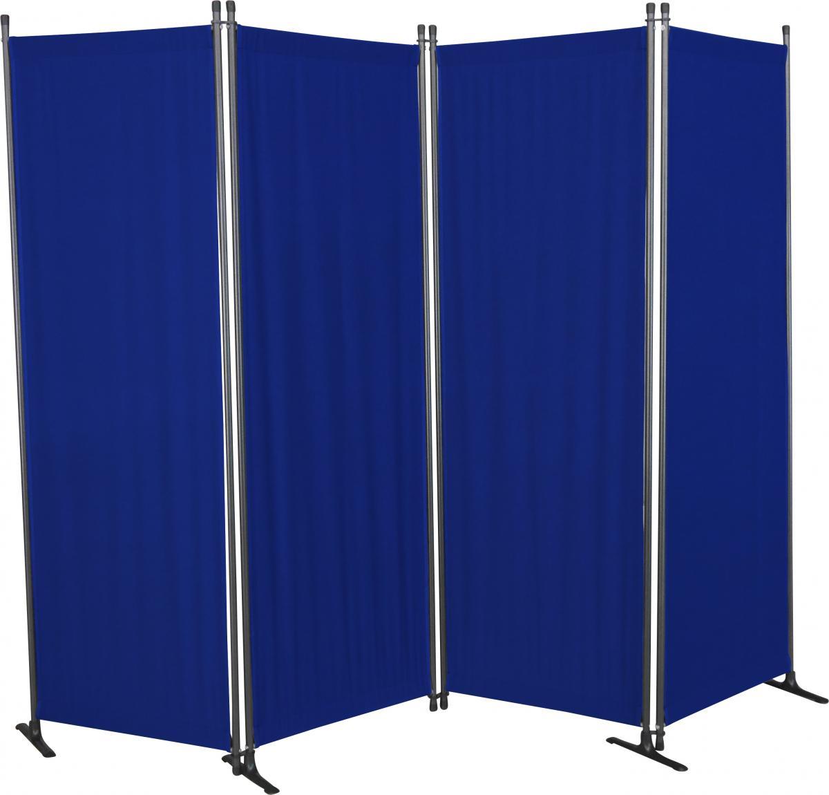 Angerer Paravent 4-tlg. PE blau
