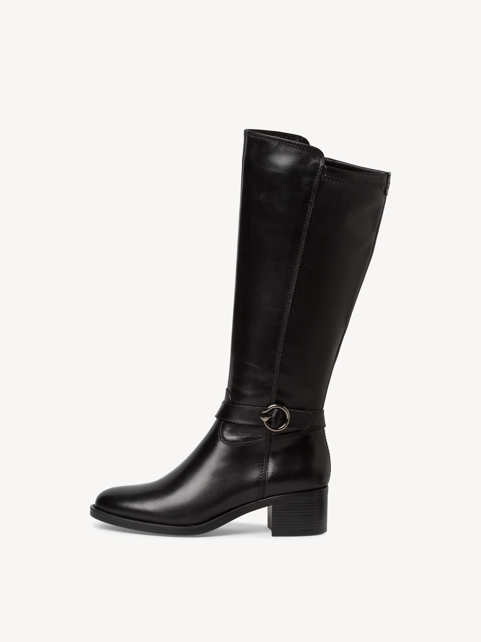 Bottes en cuir - noir
