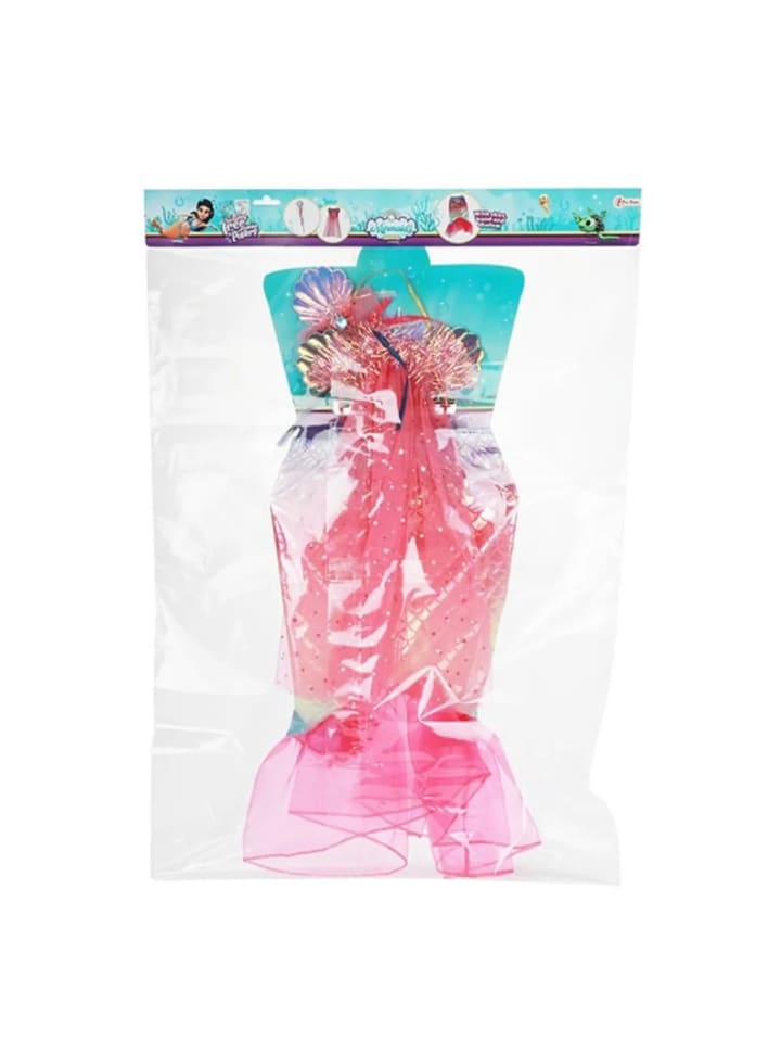 Toi-Toys Mermaids Verkleidungsset Meerjungfrau (Kleid, Diadem, Zauberstab) in pink günstig kaufen onesize