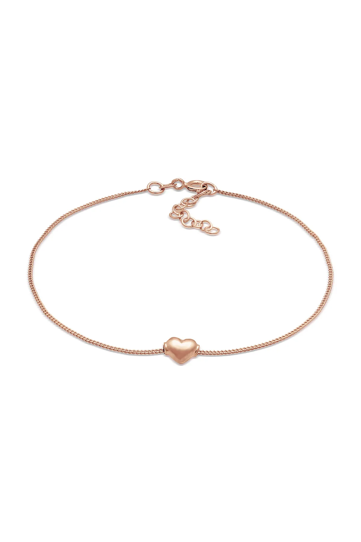 ELLI  Fußschmuck Kinder Herz Liebe Hübsch 925 Silber