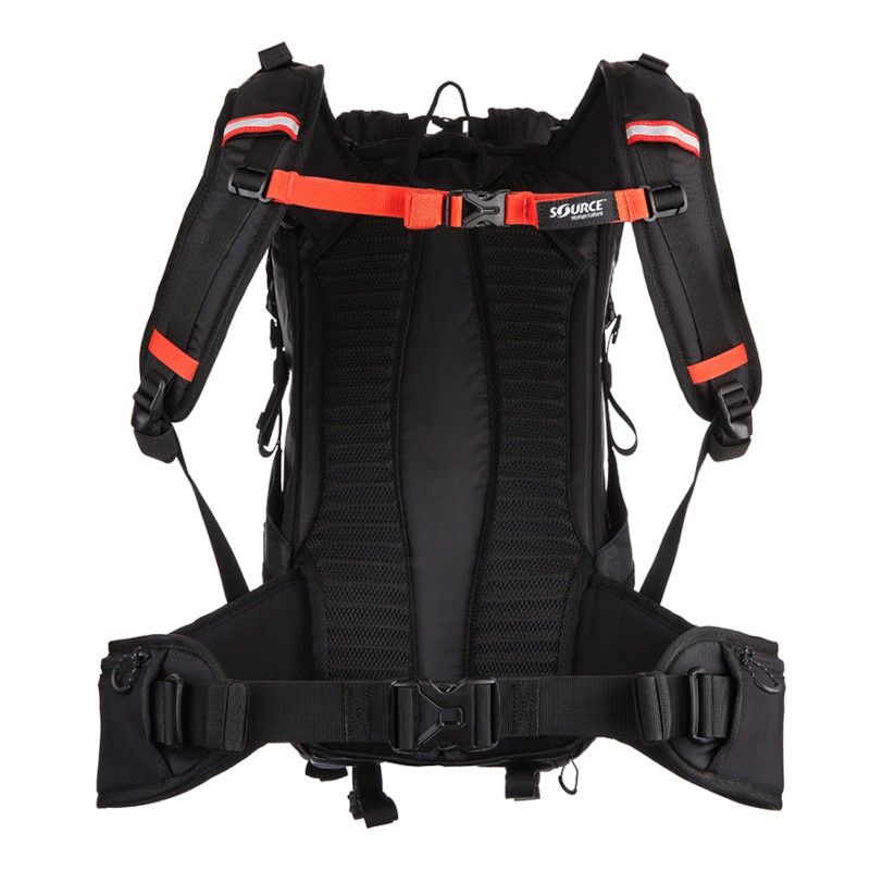 Source Adventure Pack 23+5 Black/Fiesta Rucksack