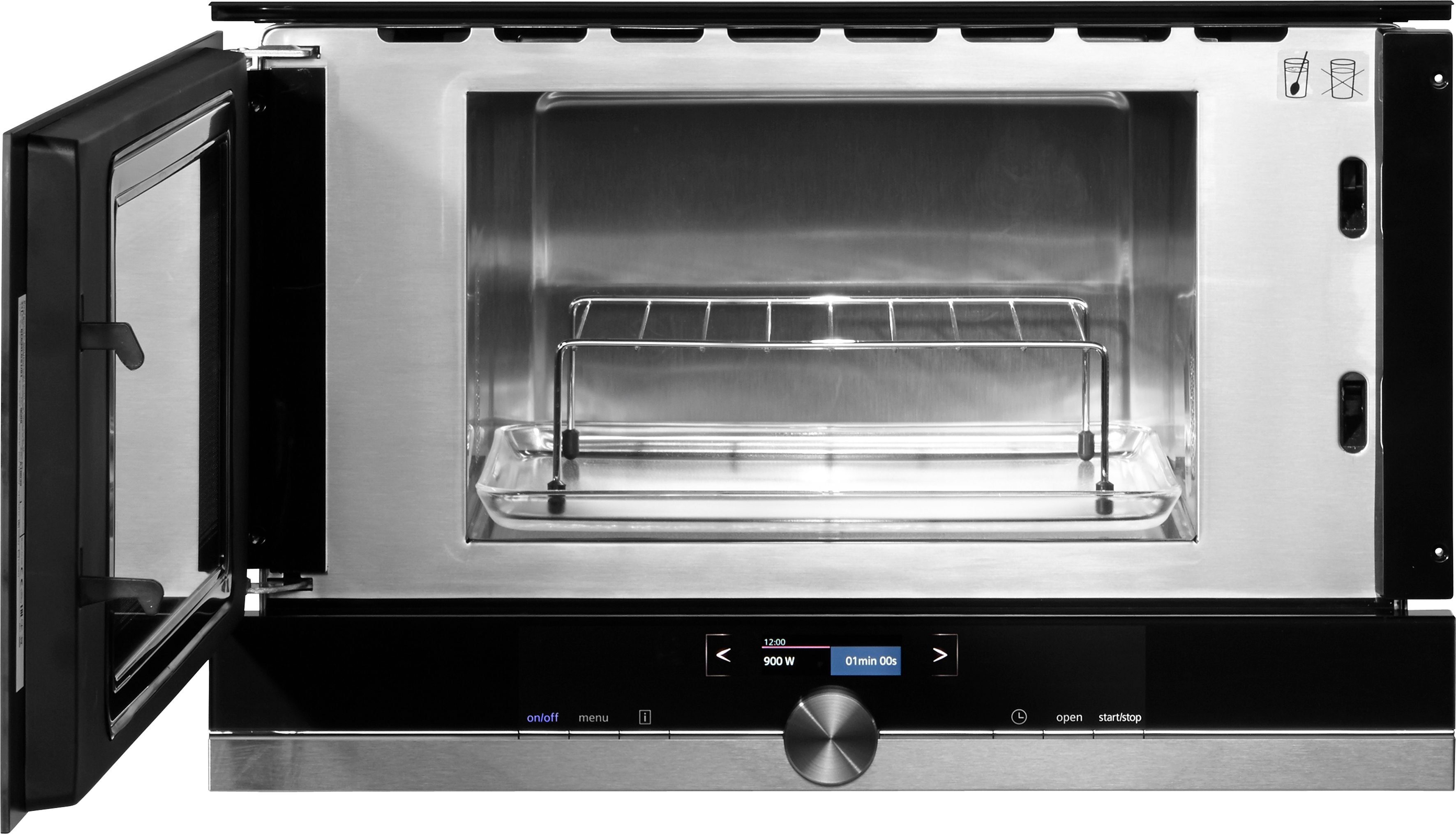 SIEMENS Einbau-Mikrowelle BE634LGS1, Grill, Mikrowelle, 21 l